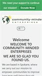 Mobile Screenshot of community-minded.org